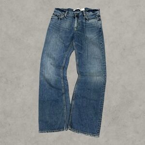 Gap Jeans Mens 32x33 Blue Y2k Bootcut Grunge Skater Baggy Loose Wide Leg Hip Hop